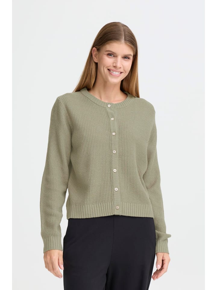 

Кардиган OXMoma зеленого цвета