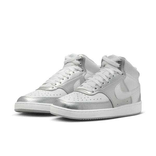 Кроссовки court vision mid 'silver grey' Nike, серый — фото 3