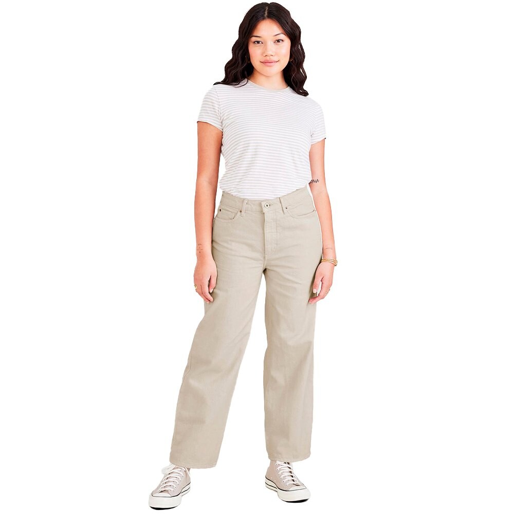 

Джинсы Dockers High Waist Straight Cut, бежевый