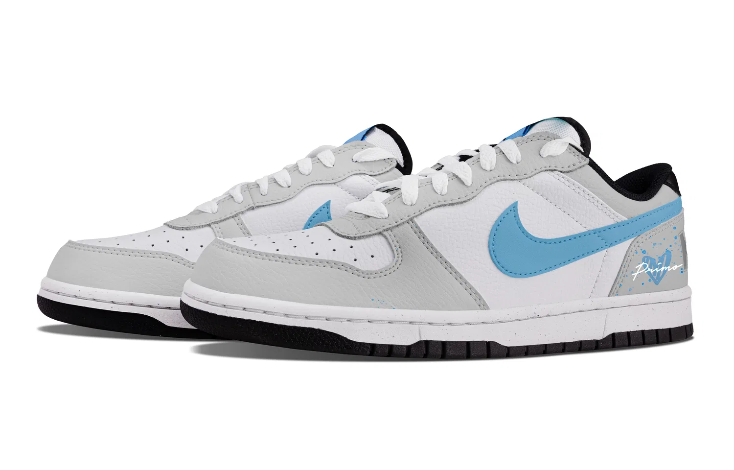Кроссовки низкие Nike Big Blue Charm Light Gray — фото 4