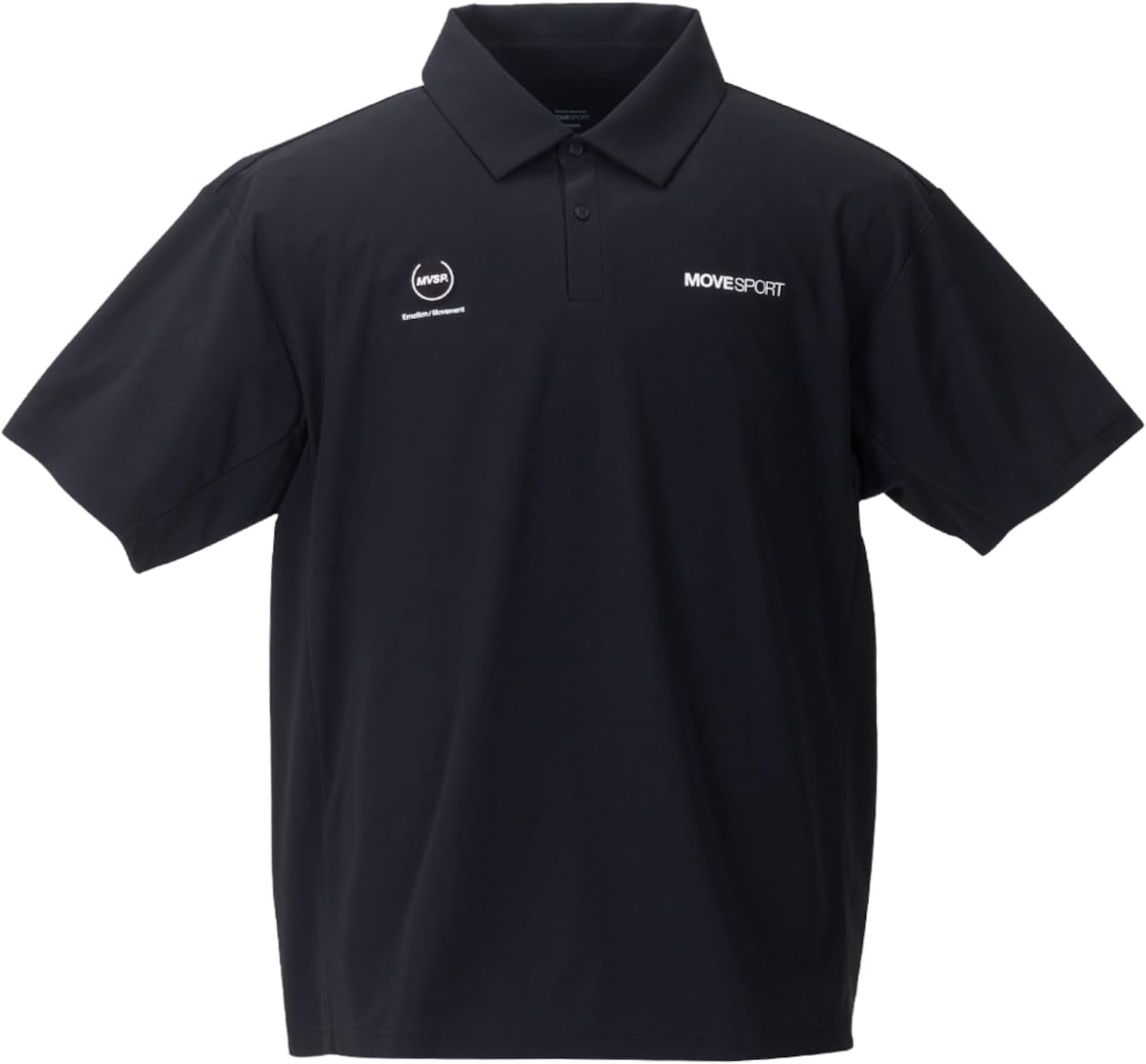 

Мужская классическая рубашка-поло с коротким рукавом Move Sports, черный