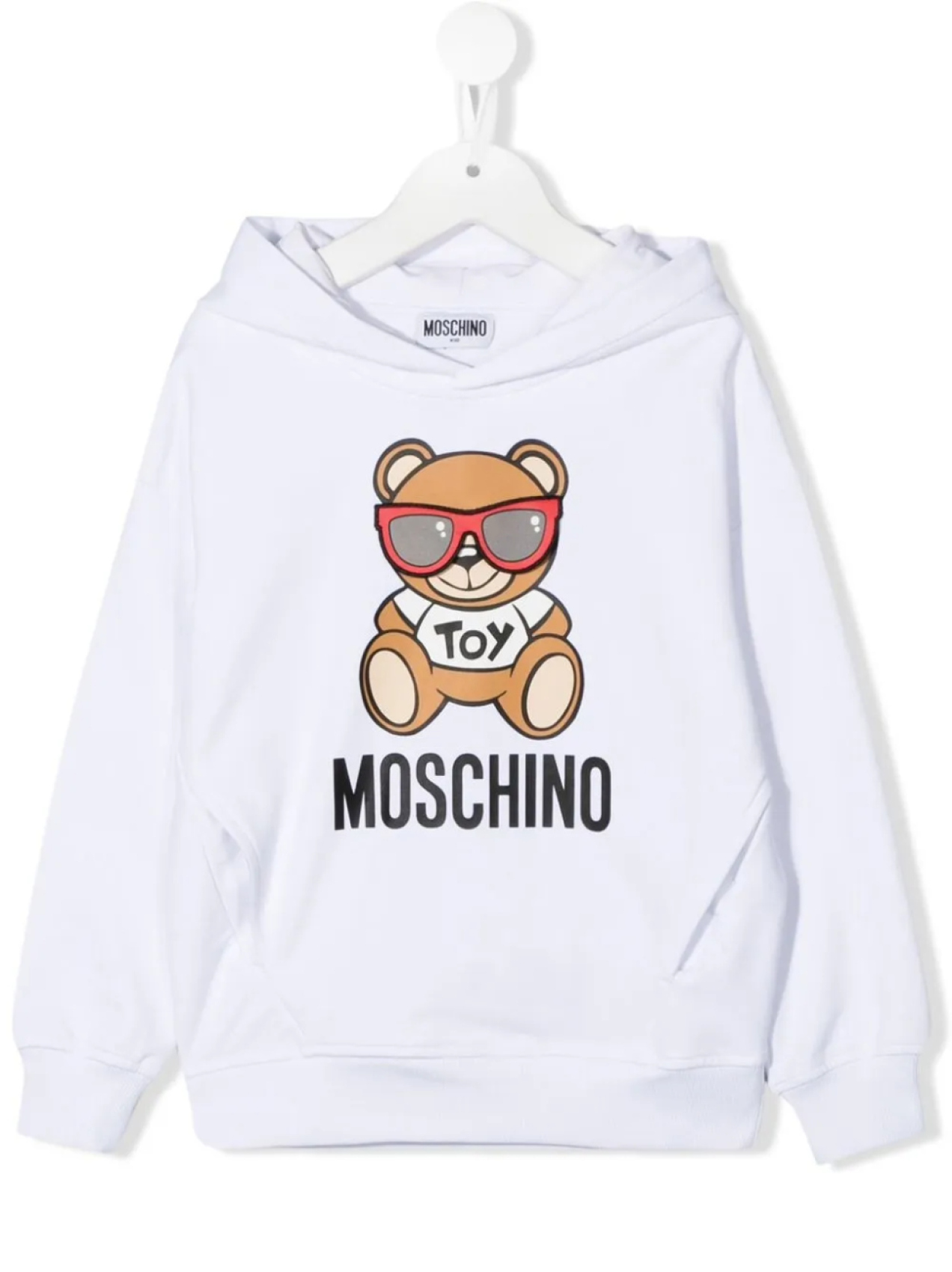 

Moschino Kids худи с принтом Teddy Bear, белый