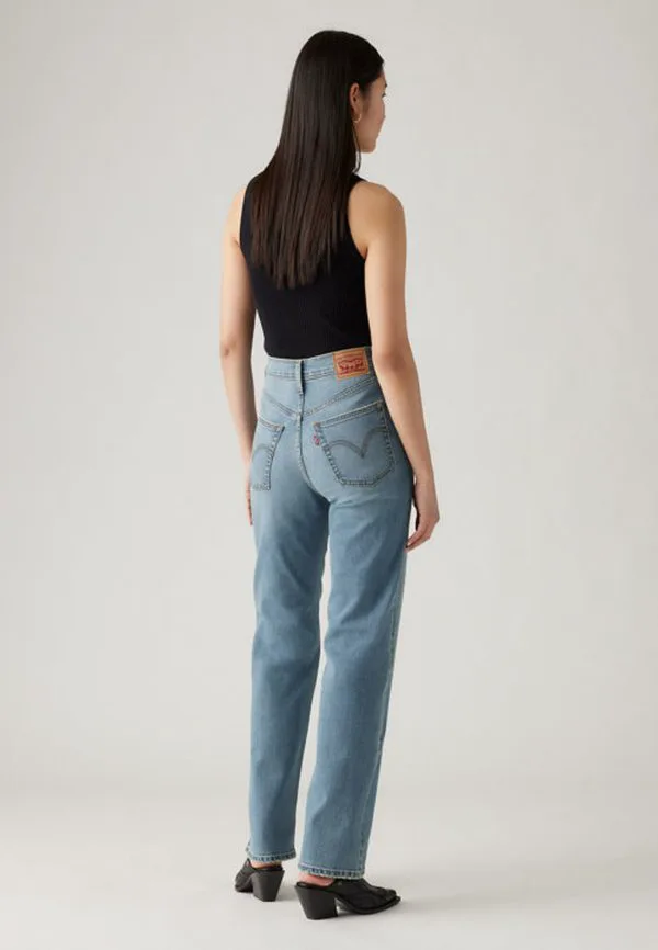 Джинсы прямого кроя с ребристым силуэтом. Levi'S, Light Blue — фото 3