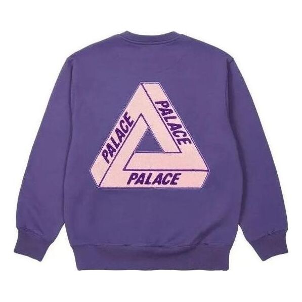 

Свитер s23 fleece tri-ferg crew sweater 'purple' Palace, фиолетовый