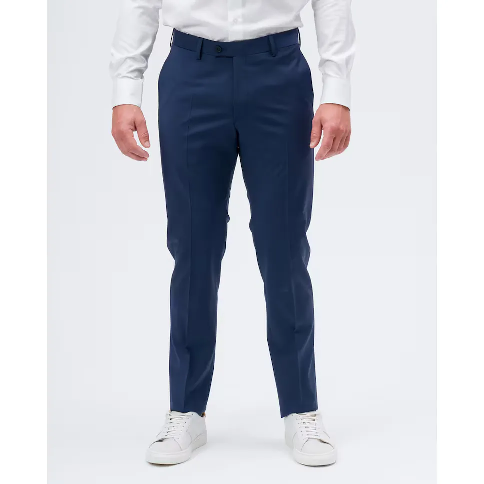 

Мужские классические брюки slim fit в цвете индиго Etiem, индиго/синий