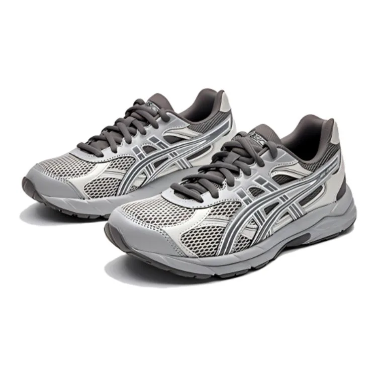 ASICS Детские кроссовки для бега с низким верхом, устойчивые к истиранию и дышащие, черно-коричневые, унисекс — фото 3