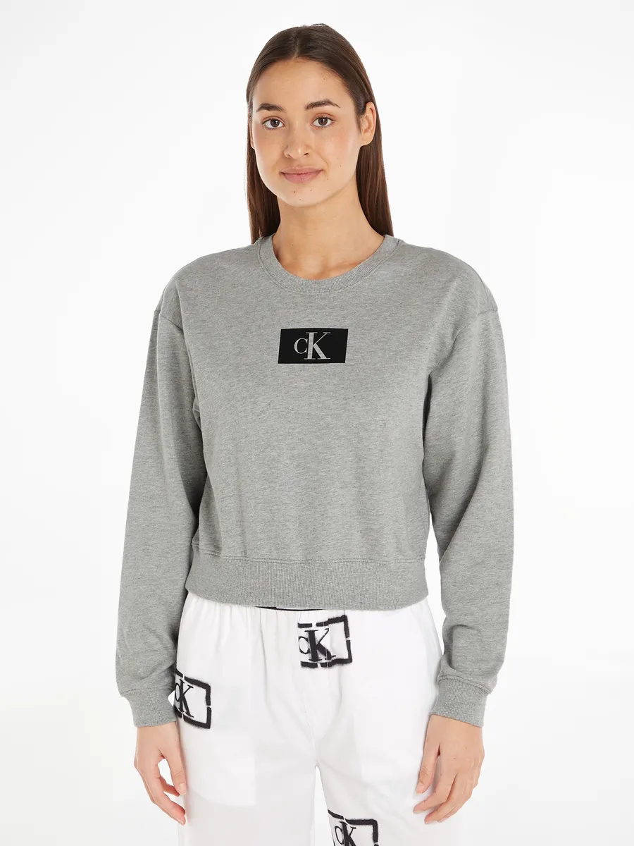 

Толстовка Calvin Klein Underwear "L/S SWEATSHIRT", укороченного дизайна, серый