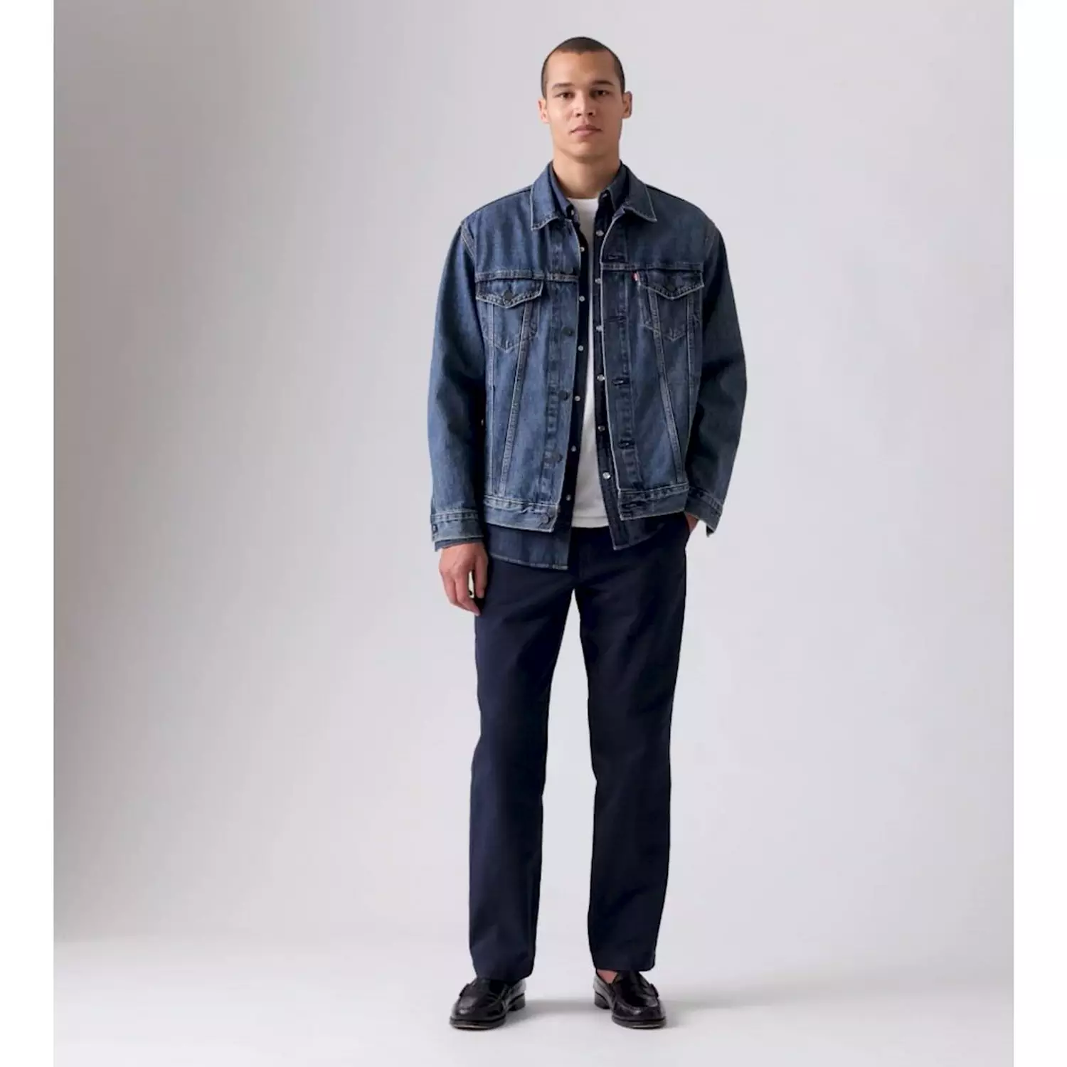 Аутентичные мужские брюки прямого кроя Levi's xx Chino, цвет Four Leaf Clover Soft Garment Dye - Green - Non-Stretch — фото 4