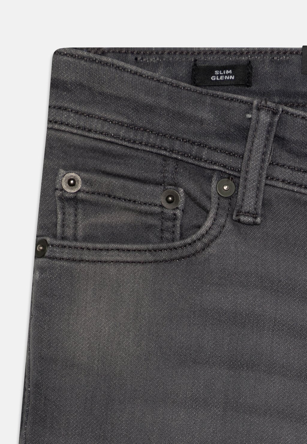 Джинсы узкого кроя JJIGLENN JJORIGINAL Jack & Jones, серый деним — фото 2