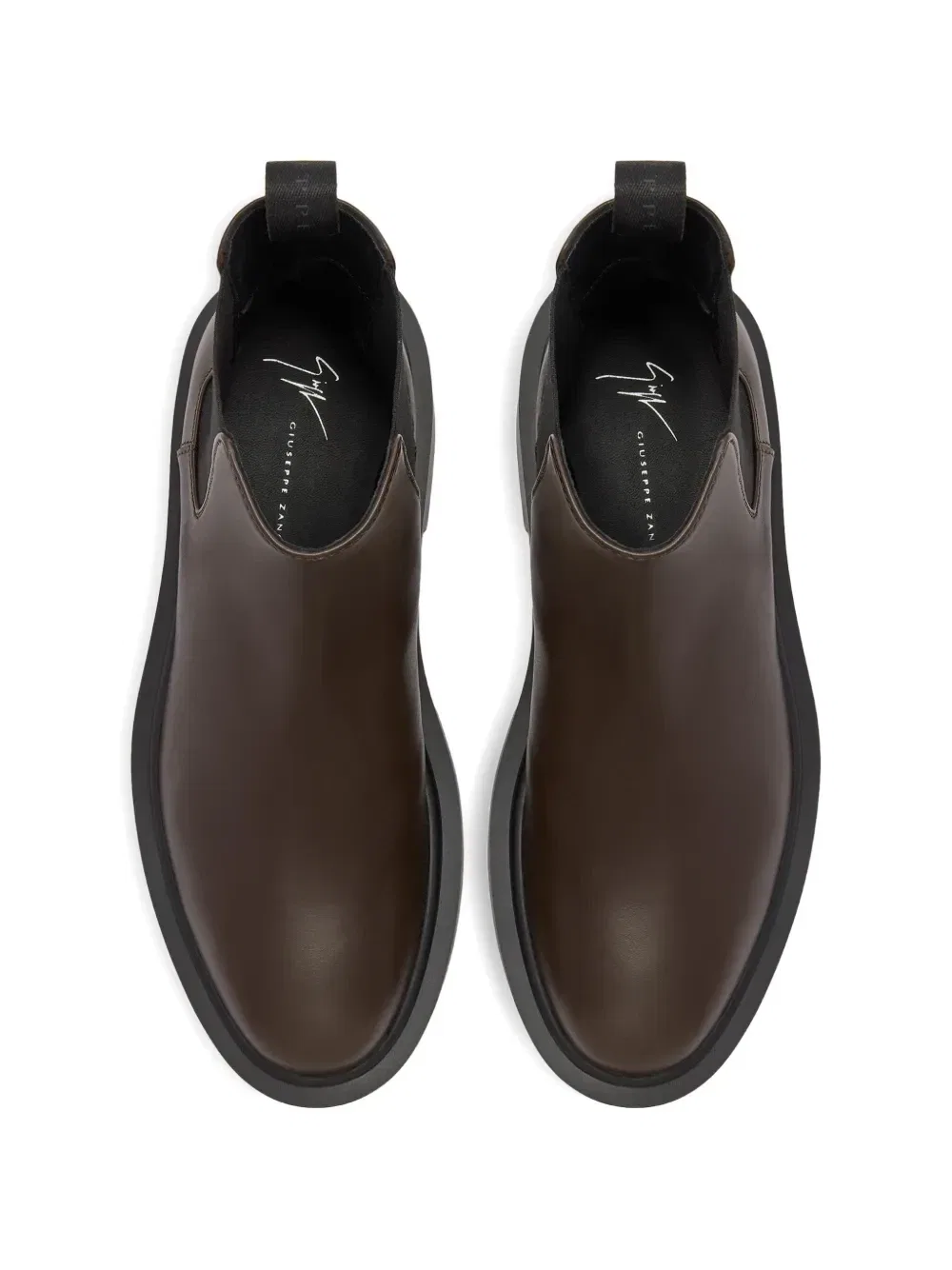 Ботинки Jeremiah с эластичными вставками Giuseppe Zanotti, коричневый — фото 4