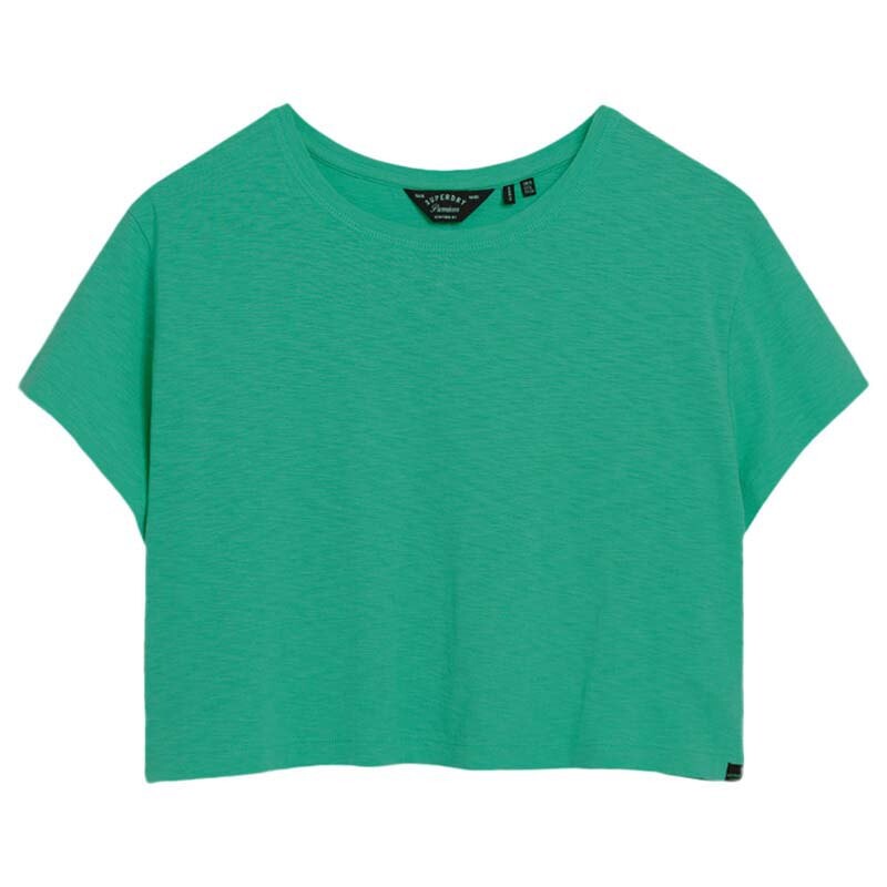 

Футболка с коротким рукавом Superdry Slouchy Cropped, зеленый