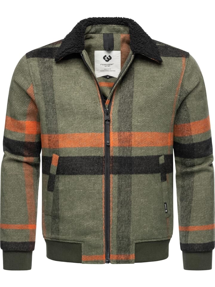 

Куртка ragwear Sivval Check, цвет dark olive