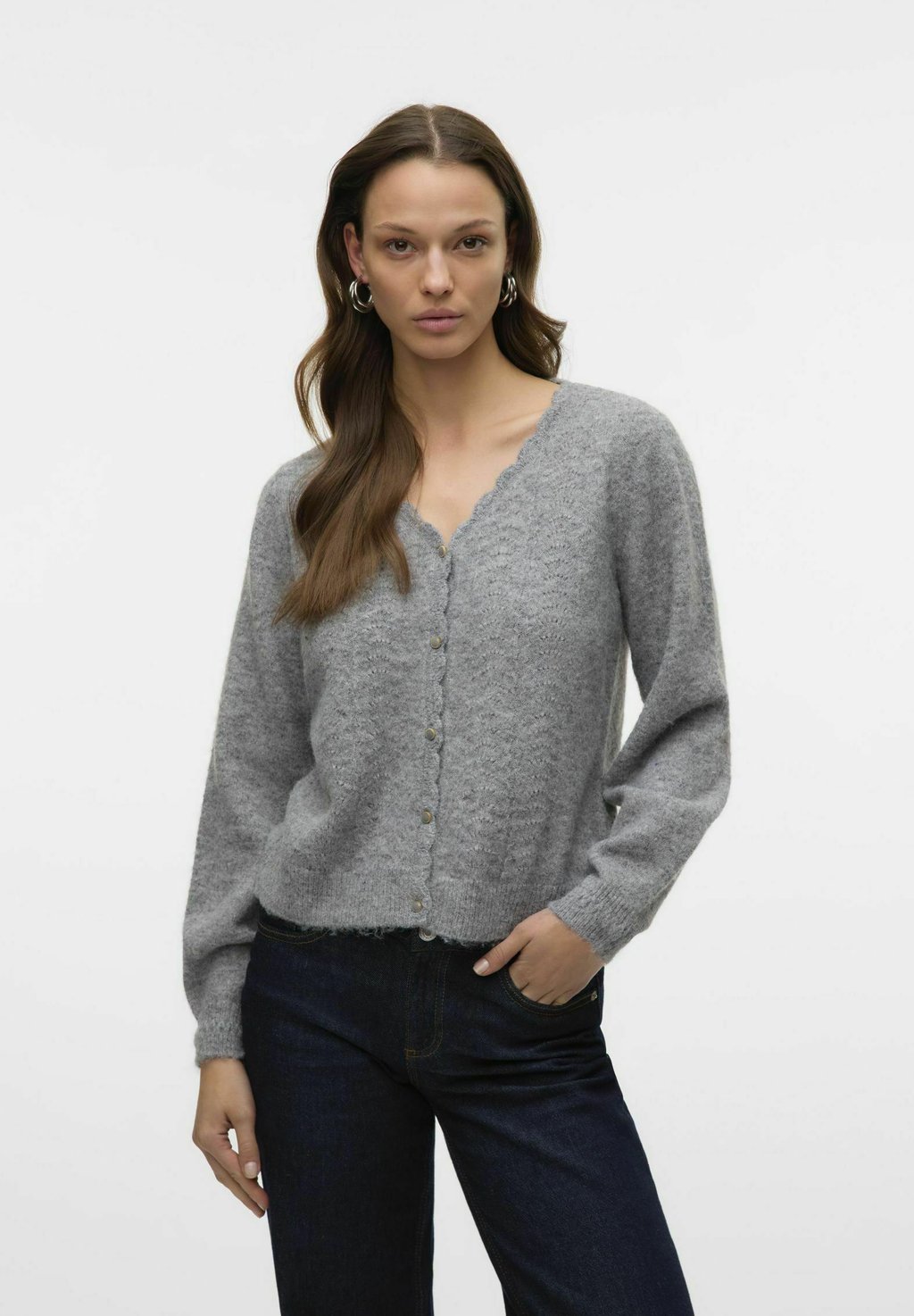 

Кардиган Vero Moda, темно-серый