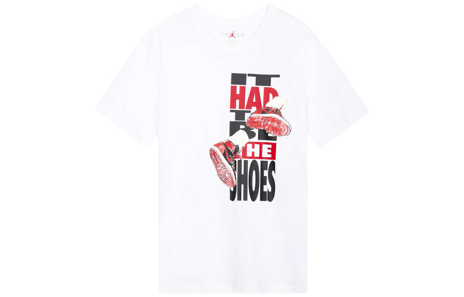 

Футболка THE SHOES мужская белая Jordan, белый