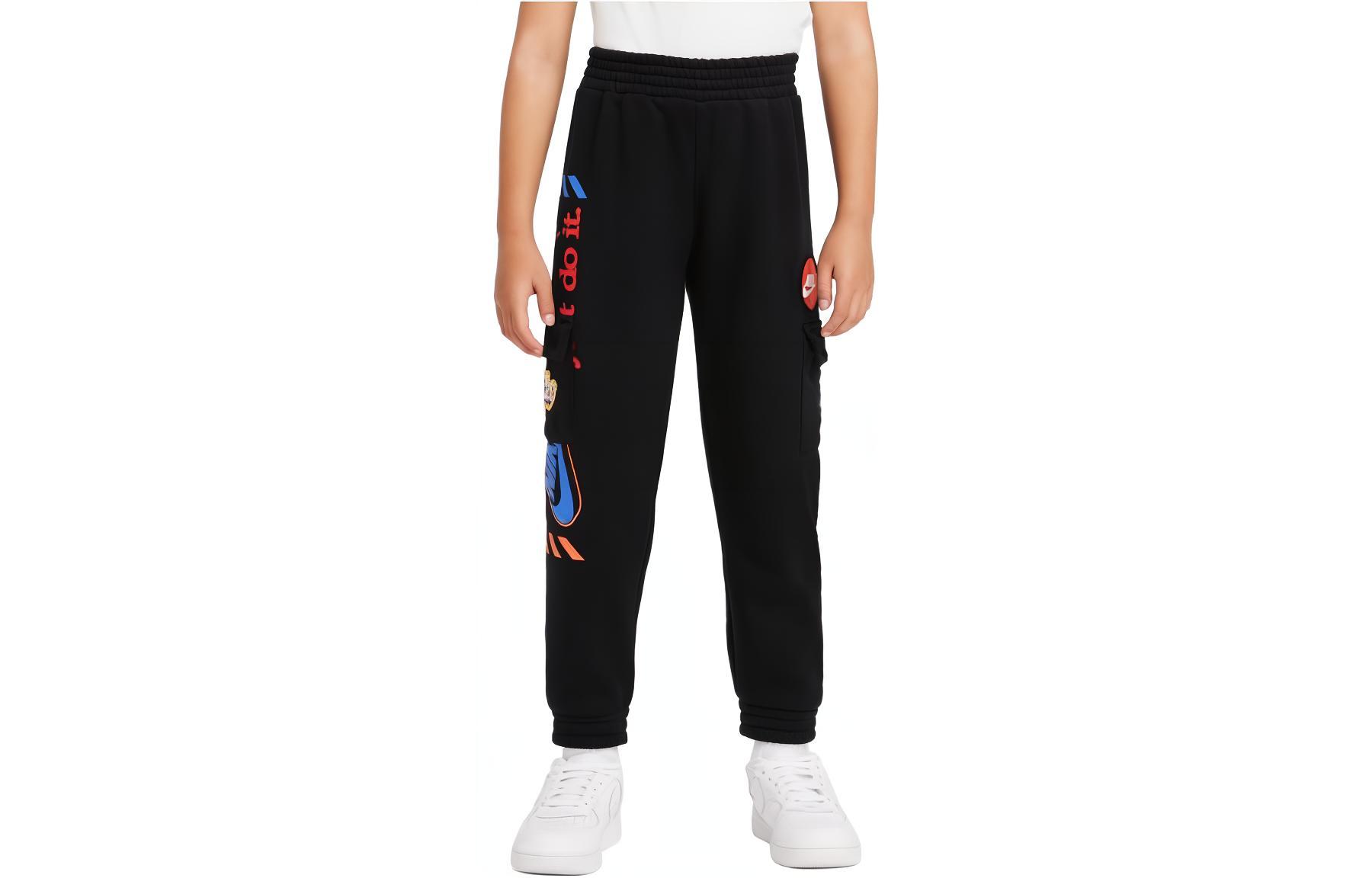 

Вязаные спортивные штаны черные детские Nike