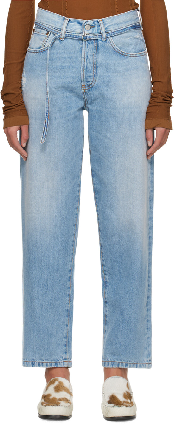 

Синие джинсы Toj 1991 года Acne Studios, цвет Light blue