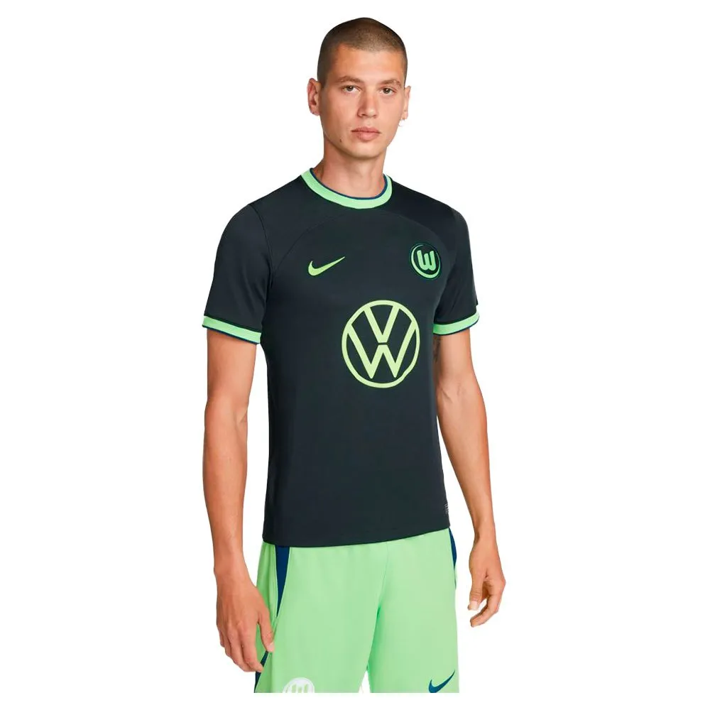 

Футболка с коротким рукавом Nike VFL Wolfsburg Dri Fit Stadium 22/23 Away, зеленый