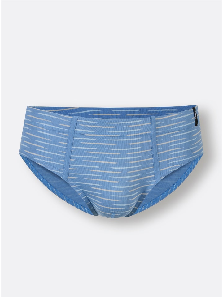 

WITT WEIDEN Трусы серо-меланжевого средне-синего цвета