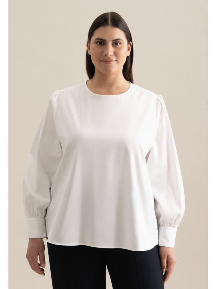 

Блуза Seidensticker Shirtbluse Regular, белый