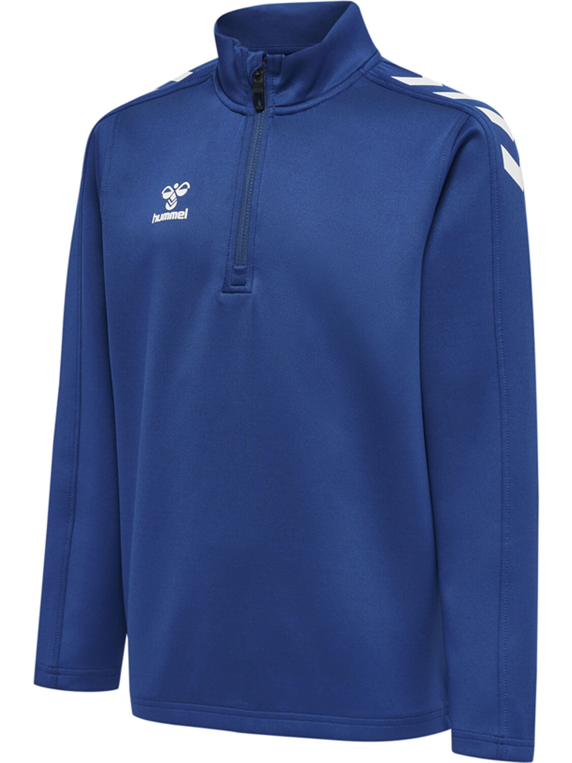 Толстовка Hummel Mit Kurzem Reißverschluss Hmlcore Xk Half Zip Poly Sweat Kids, цвет TRUE BLUE — фото 4