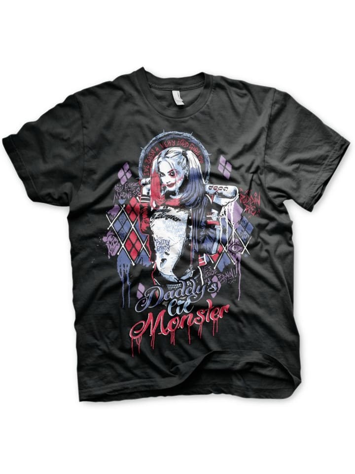 

DC Suicide Squad Футболка "Harley Quinn T-Shirt" черного цвета, Черный, DC Suicide Squad Футболка "Harley Quinn T-Shirt" черного цвета