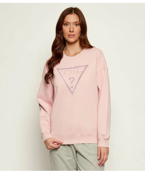 

Толстовка Regular fit Guess Jeans, розовый