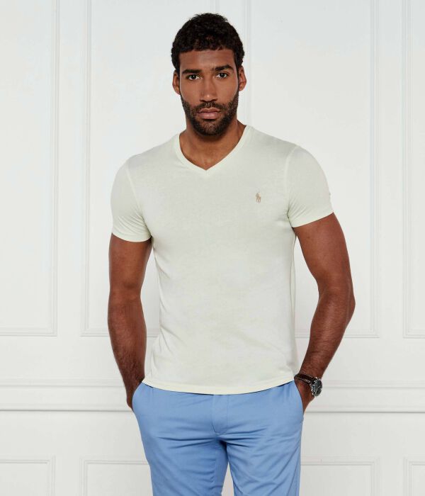 

Футболки Custom slim fit Polo Ralph Lauren, бежевый