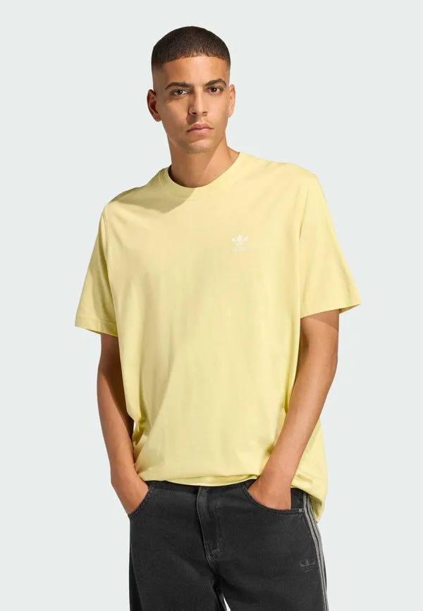Оригинальная базовая свободная футболка. Adidas Originals, Powder Yellow