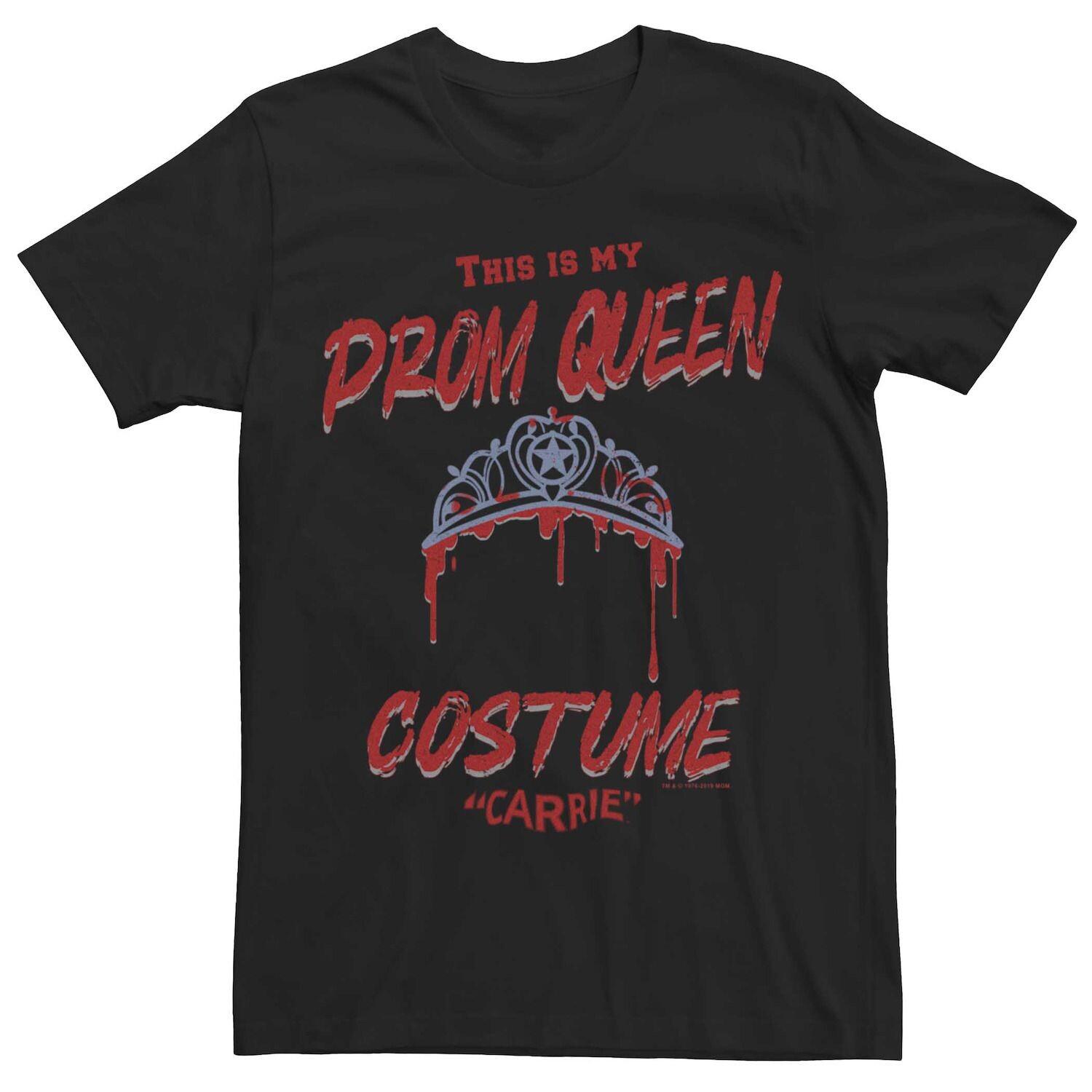 

Мужская костюмная футболка Carrie Prom Queen This Is My Licensed Character