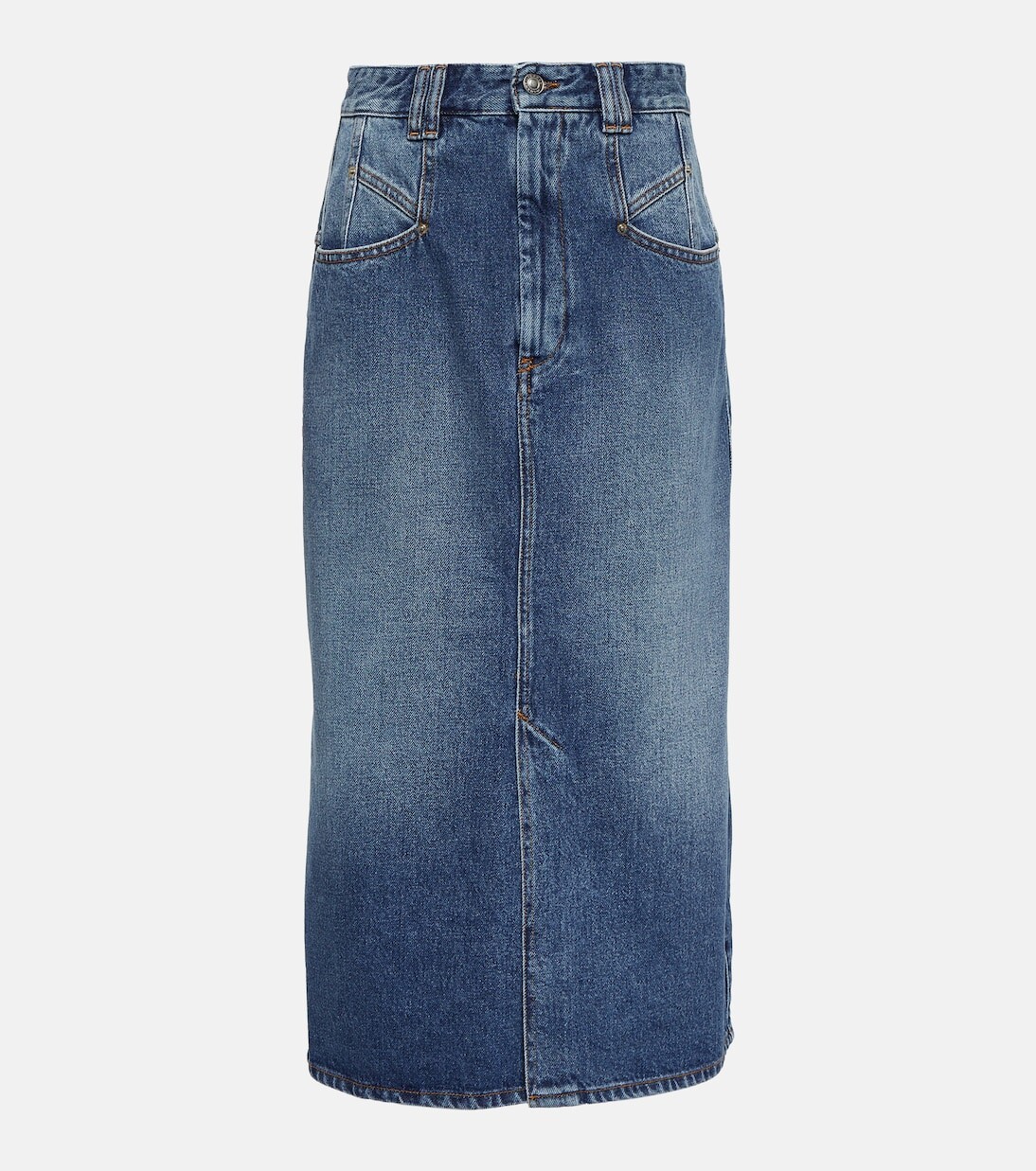 

Джинсовая юбка миди dipoma Isabel Marant, синий