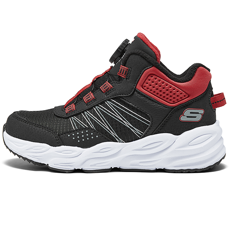 

Skechers Kids Противоскользящие износостойкие детские кроссовки среднего размера для улицы, черные