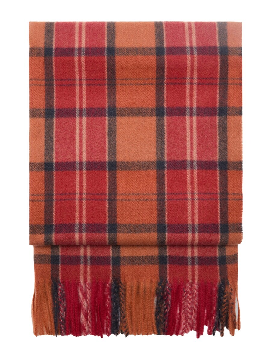 

Шарф MANGO Scarf EAGLE, цвет bordeaux/orange red
