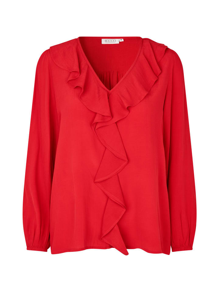 

Блузка с длинными рукавами MaBeauna в цвете Scarlet Sage MASAI