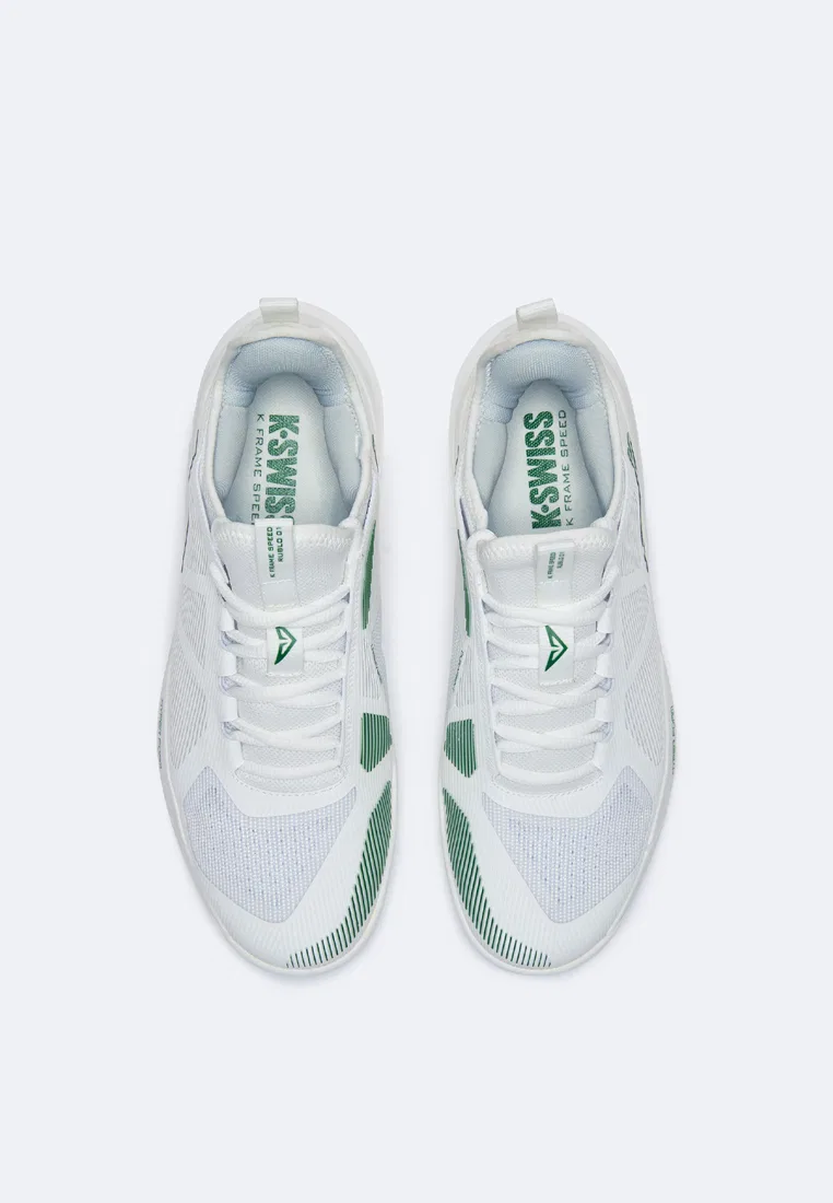 Кроссовки теннисные мужские K-Frame Speed Rublo K-Swiss, белый/зеленый — фото 3