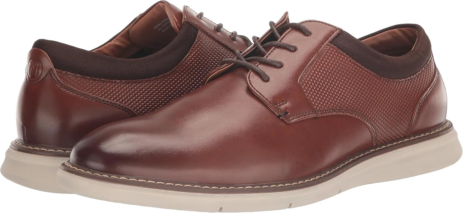 Мужские оксфорды Nunn Bush Chase с plain toe и современным шнуровкой — фото 3