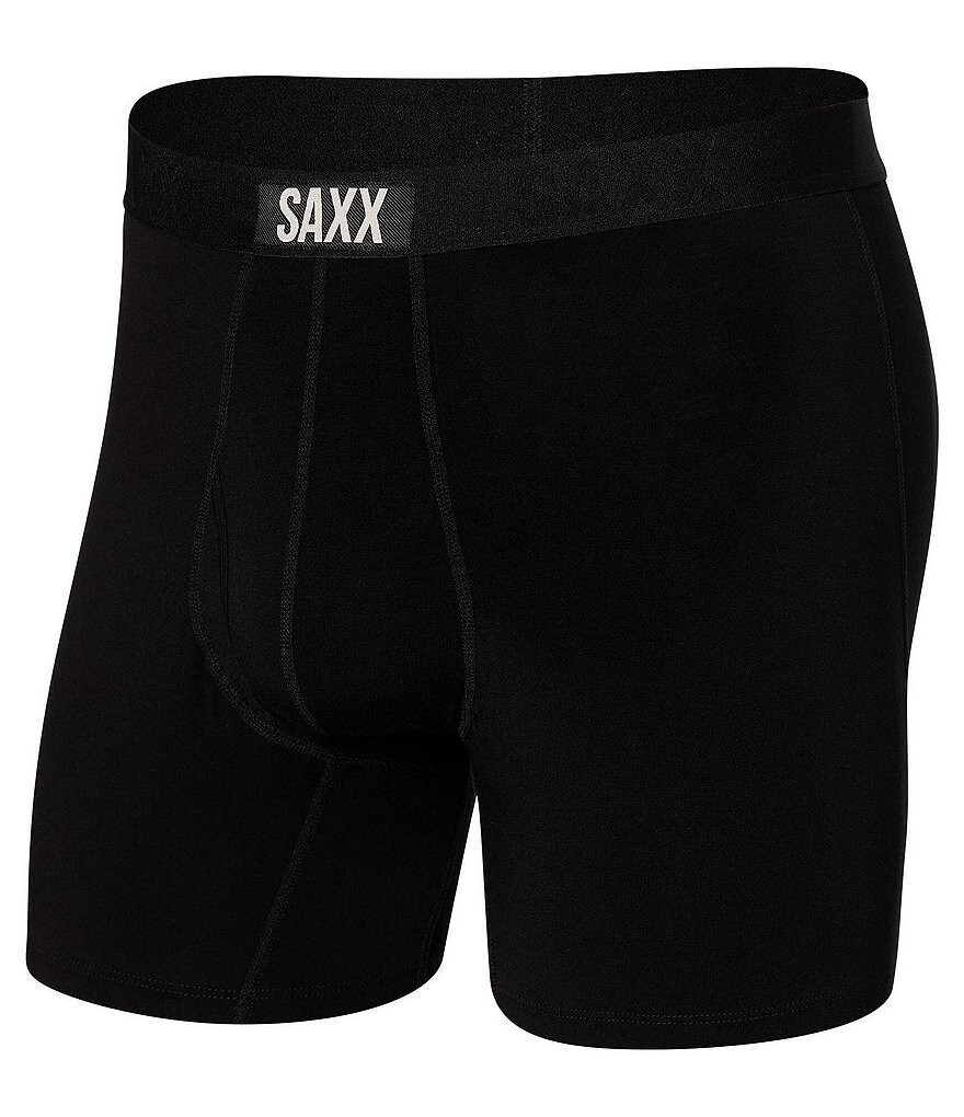 

SAXX Ultra Super Soft Solid 5Трусы-боксеры с внутренним швом, черный