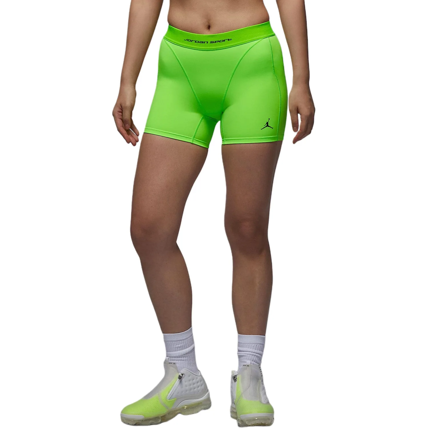 Jordan Спортивные шорты женские Electric Glow Green