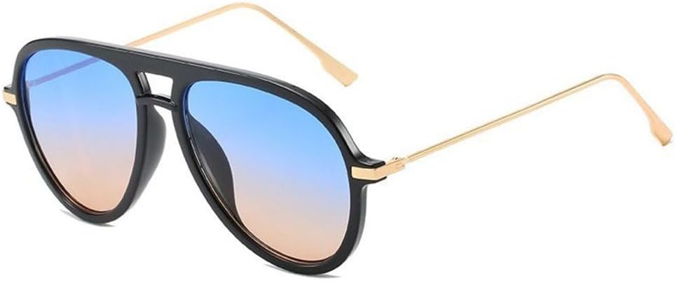 

Мужские солнцезащитные очки большого размера, женские солнцезащитные очки в металлической оправе, мужские солнцезащитные очки с защитой от УФ-излучения UV400 LJTJTAV, Blue