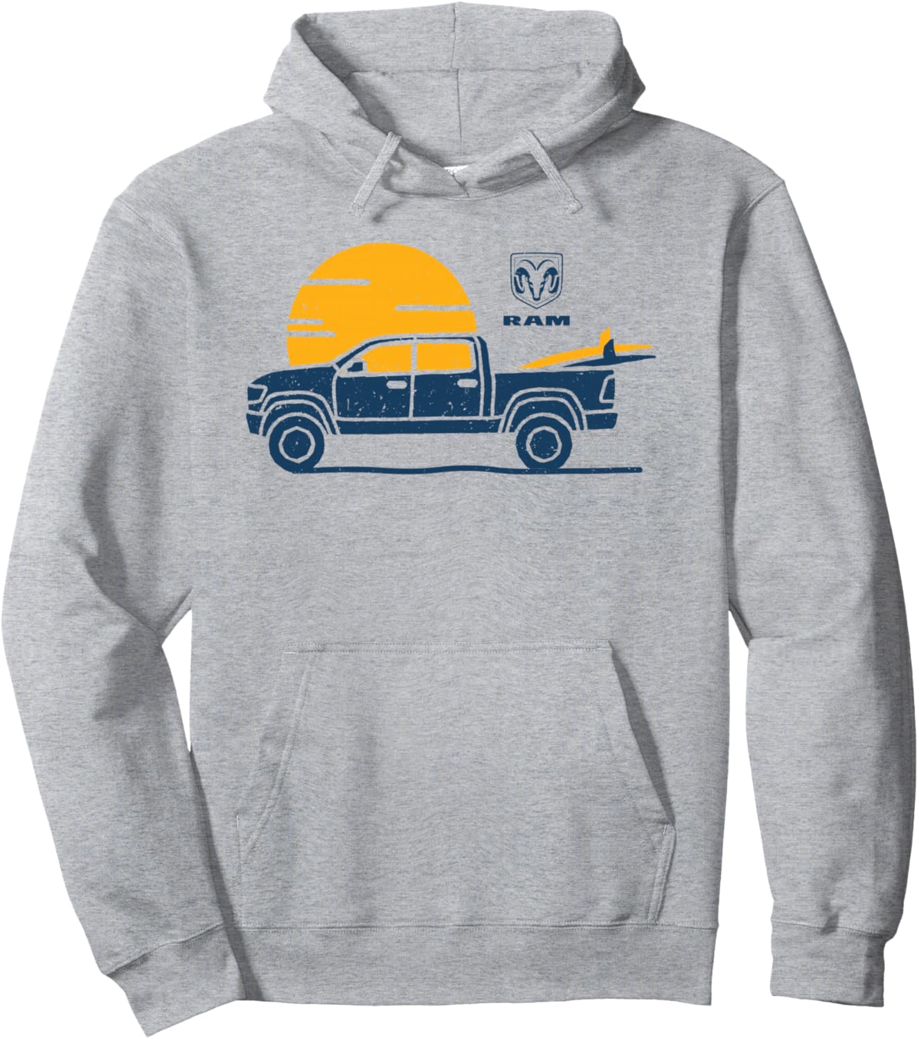 

Худи Ram Trucks Sunset, серый