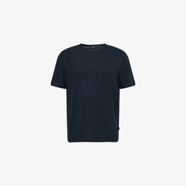 

Футболка 7 For All Mankind с круглым вырезом, темно-синий