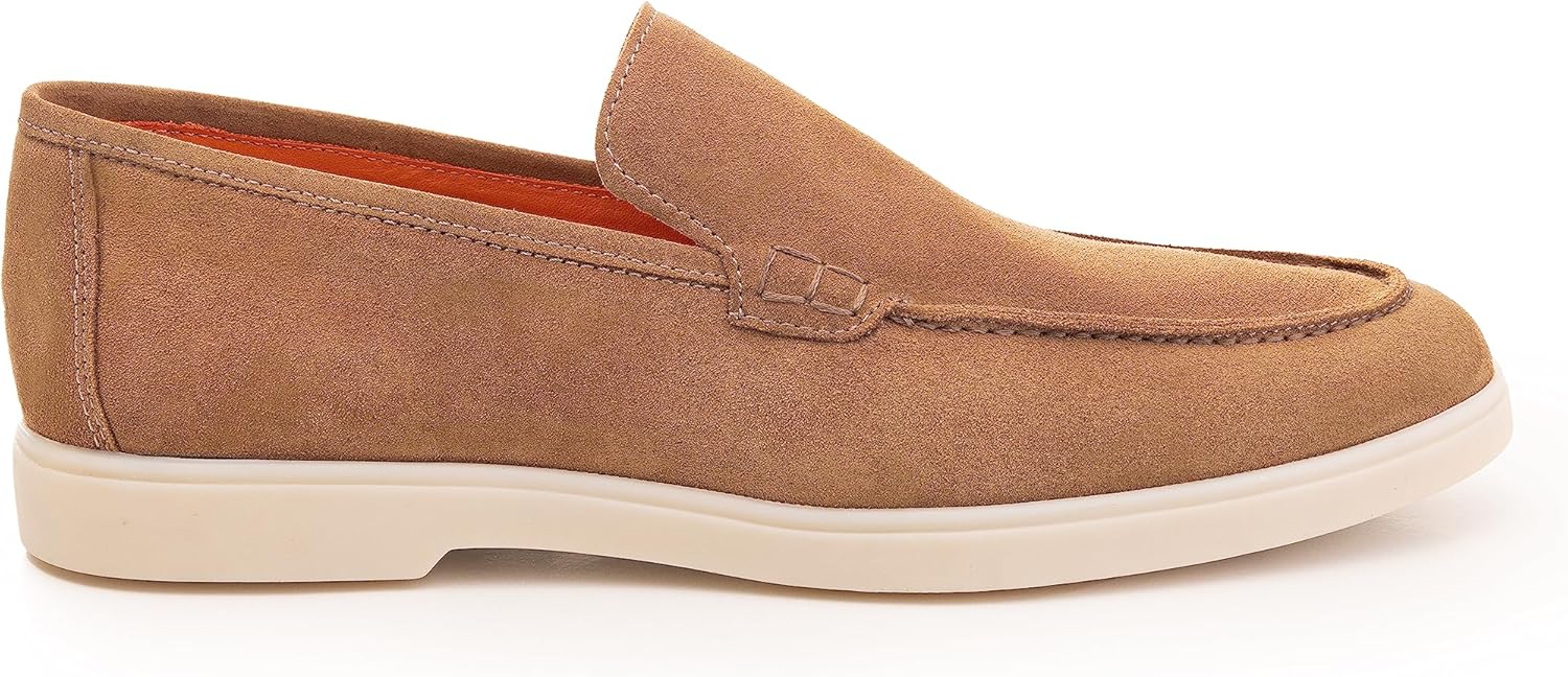 

Мужские замшевые лоферы EK Collection - ледяной голубой - классические летние лоферы для мужчин, 36376 Ek Enes Kara