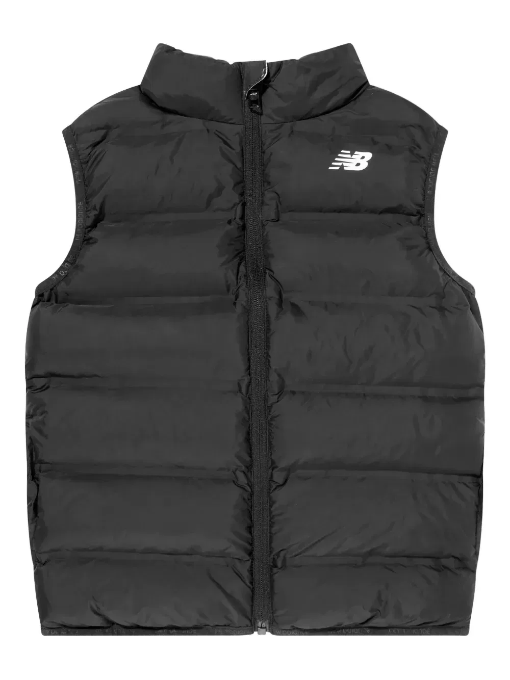 Жилет стеганого дизайна New Balance Kids, серый