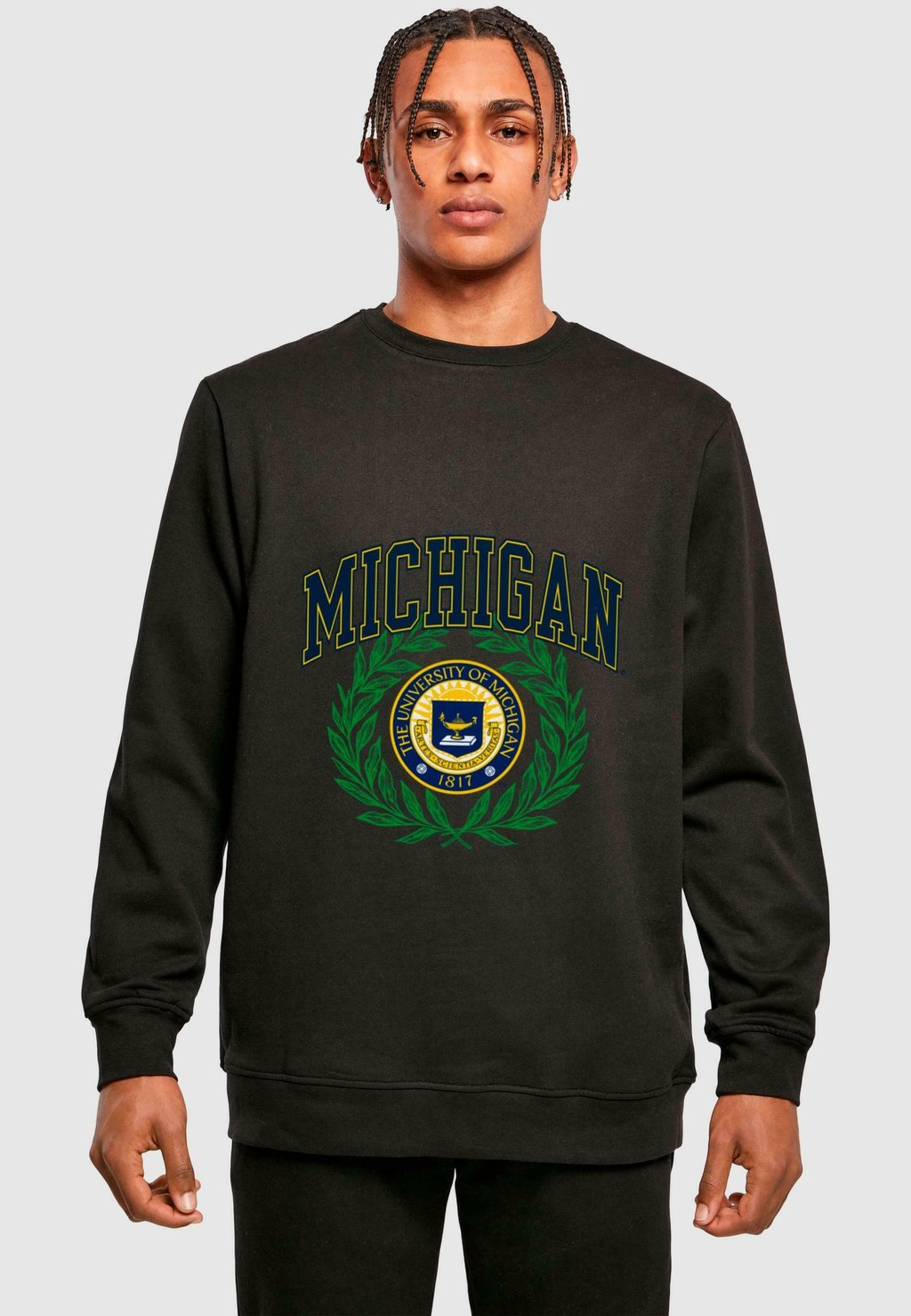 

Толстовка MICHIGAN UNIVERSITY - ARTES SCIENTIA VERITAS CREWNECK Merchcode, черный