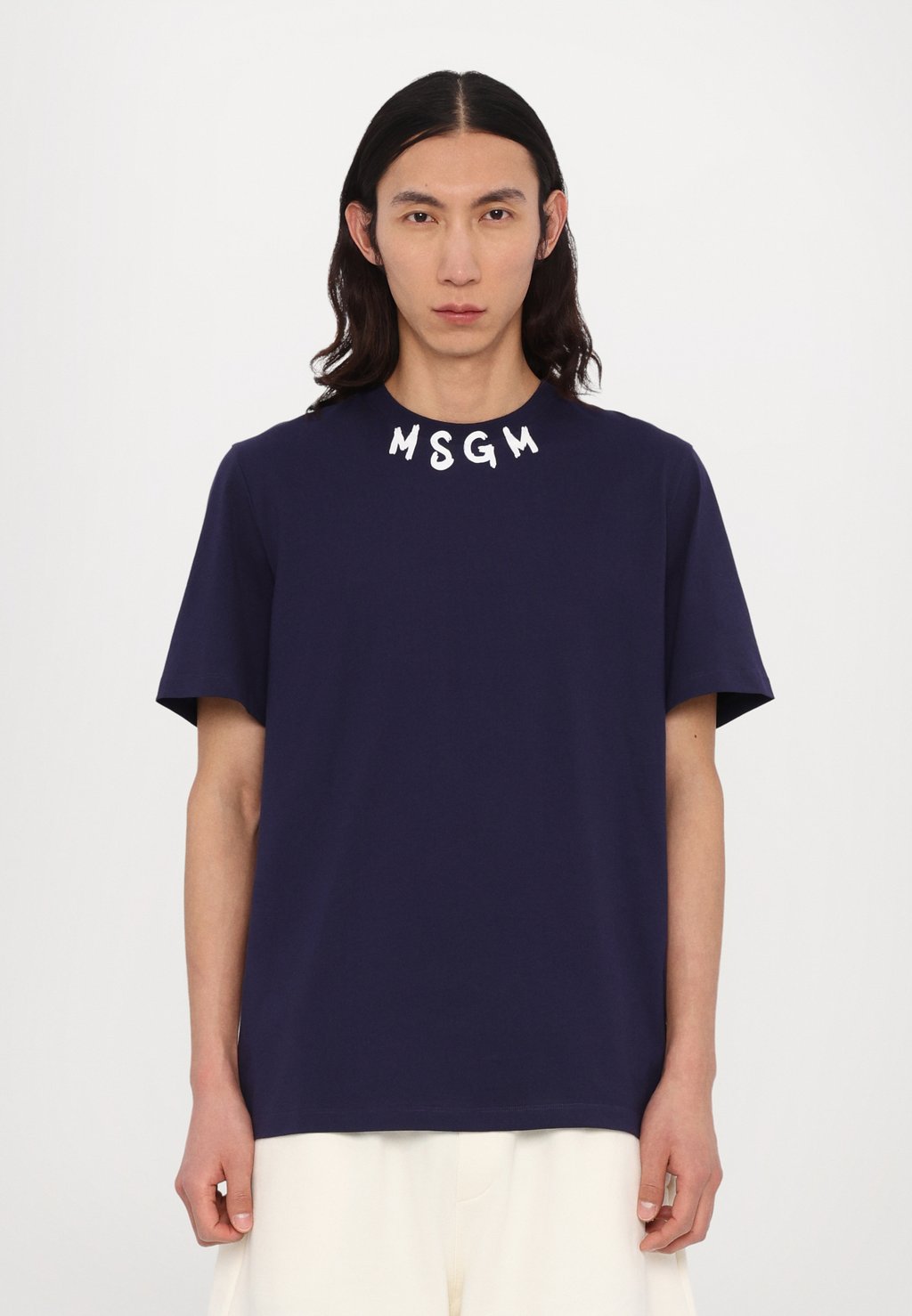 

Футболка с принтом MSGM, синий