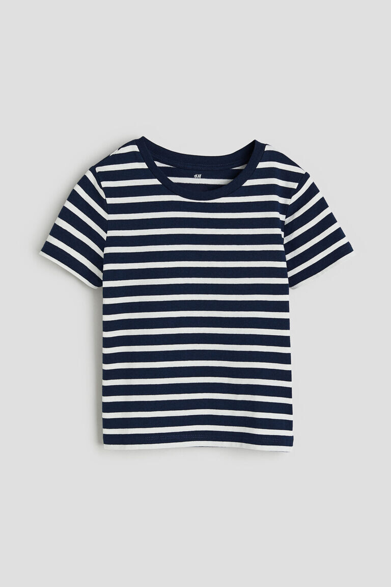 

Хлопковая футболка H&M, синий