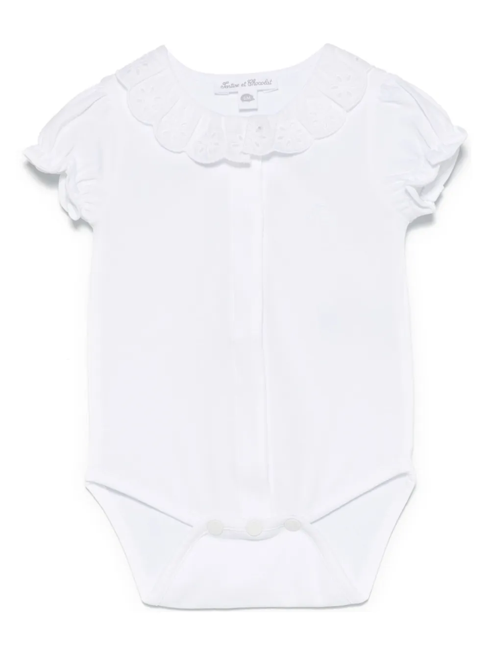 

Ромпер с вышивкой Tartine Et Chocolat, белый