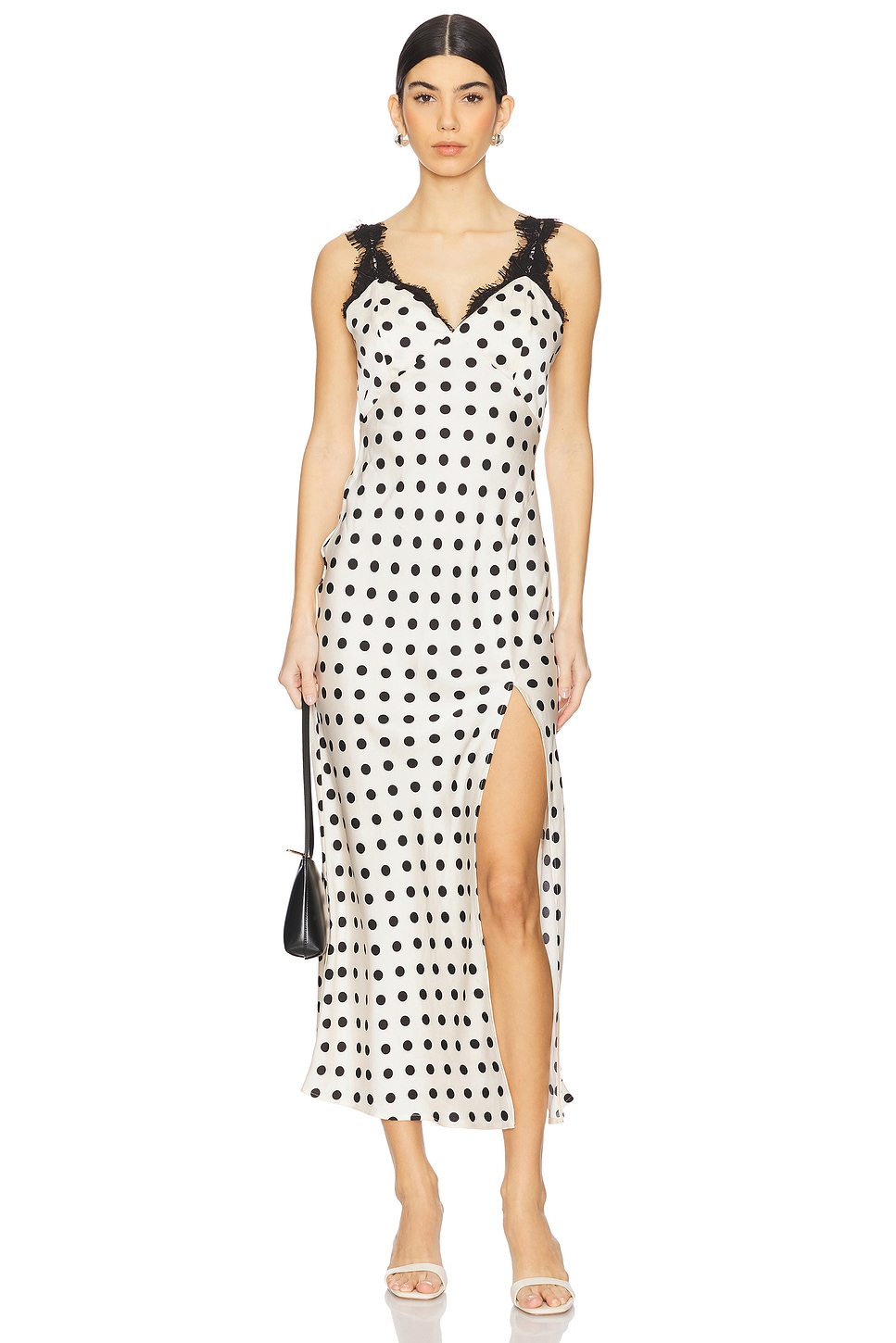 

Платье Eirene от Astr The Label, black polka dot