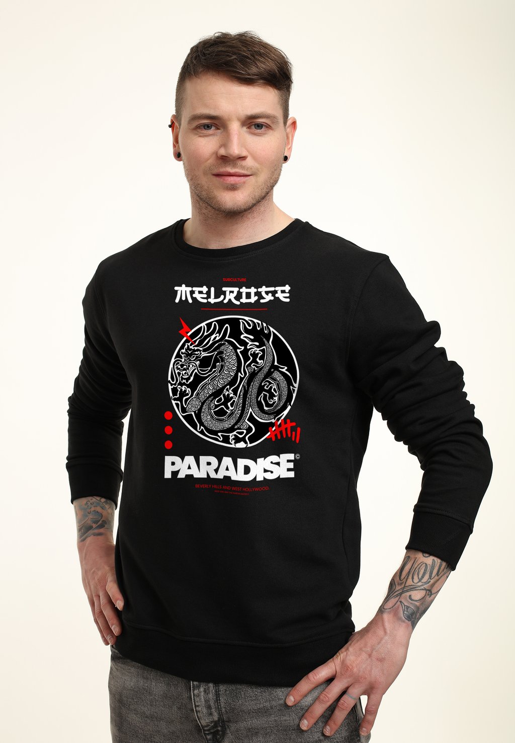

Толстовка MATT KEELING MELROSE PARADISE Henry Tiger, черный