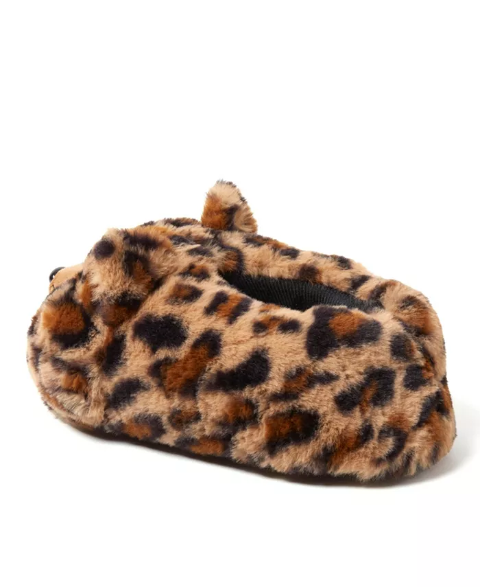 Уютные тапочки Cozyfoams для женщин с закрытой пяткой и мягкими зверушками Dearfoams, коричневый — фото 3