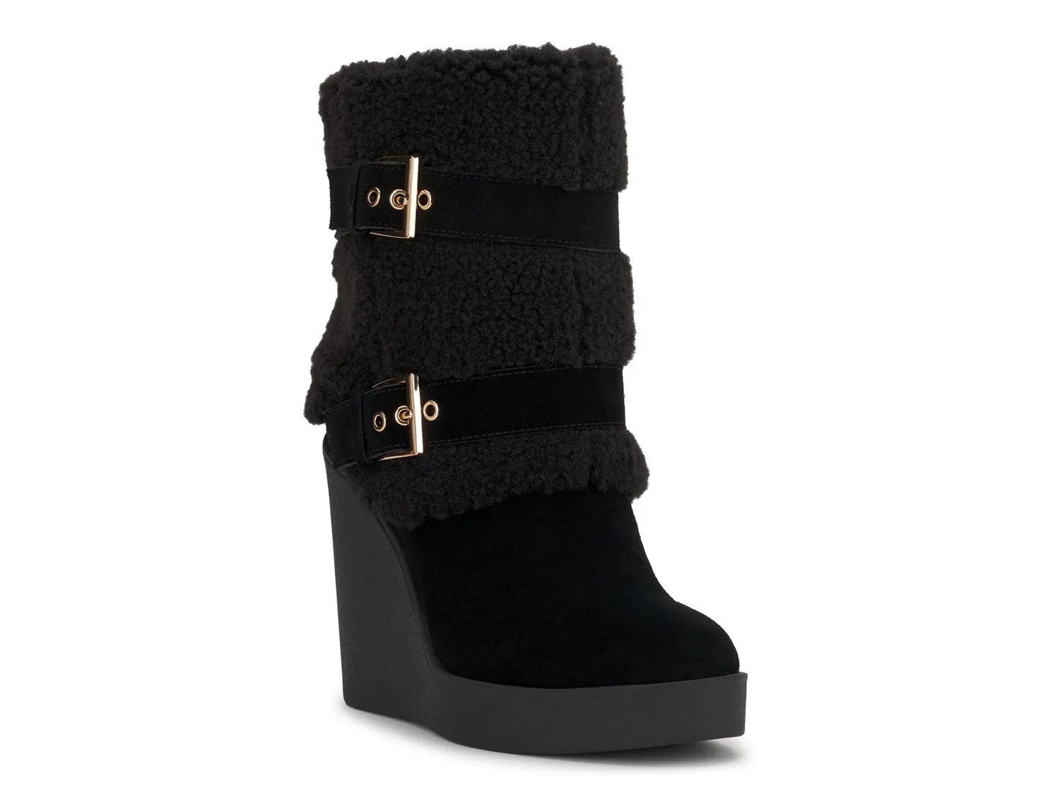 Ботинки Jessica Simpson Meztyn Wedge Boot, Black Suede